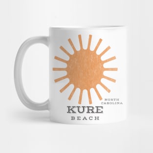 Kure Beach, NC Summertime Vacationing Beachgoing Sun Mug